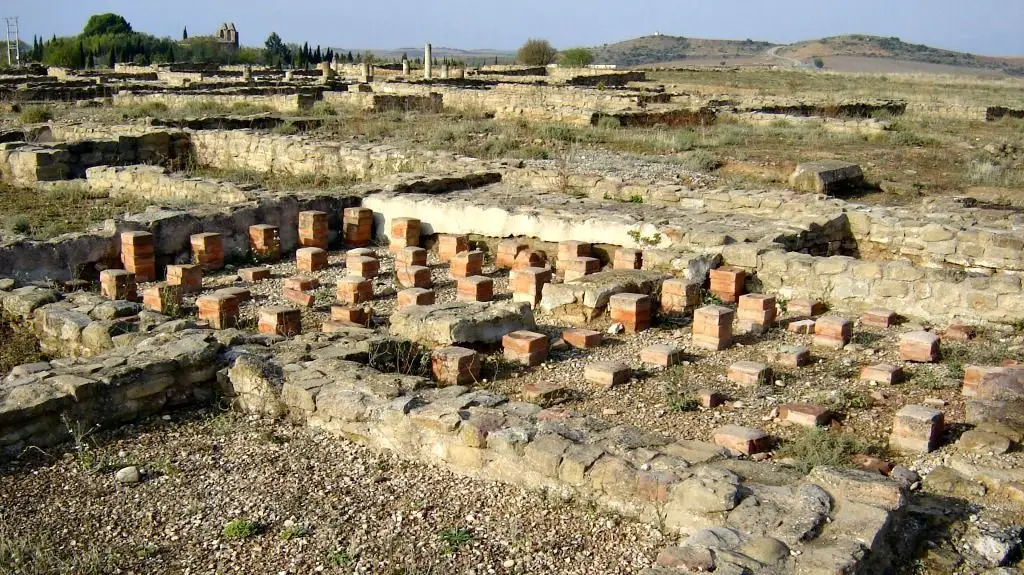 Termas de la ciudad romana de Andelos, en Mendigorría